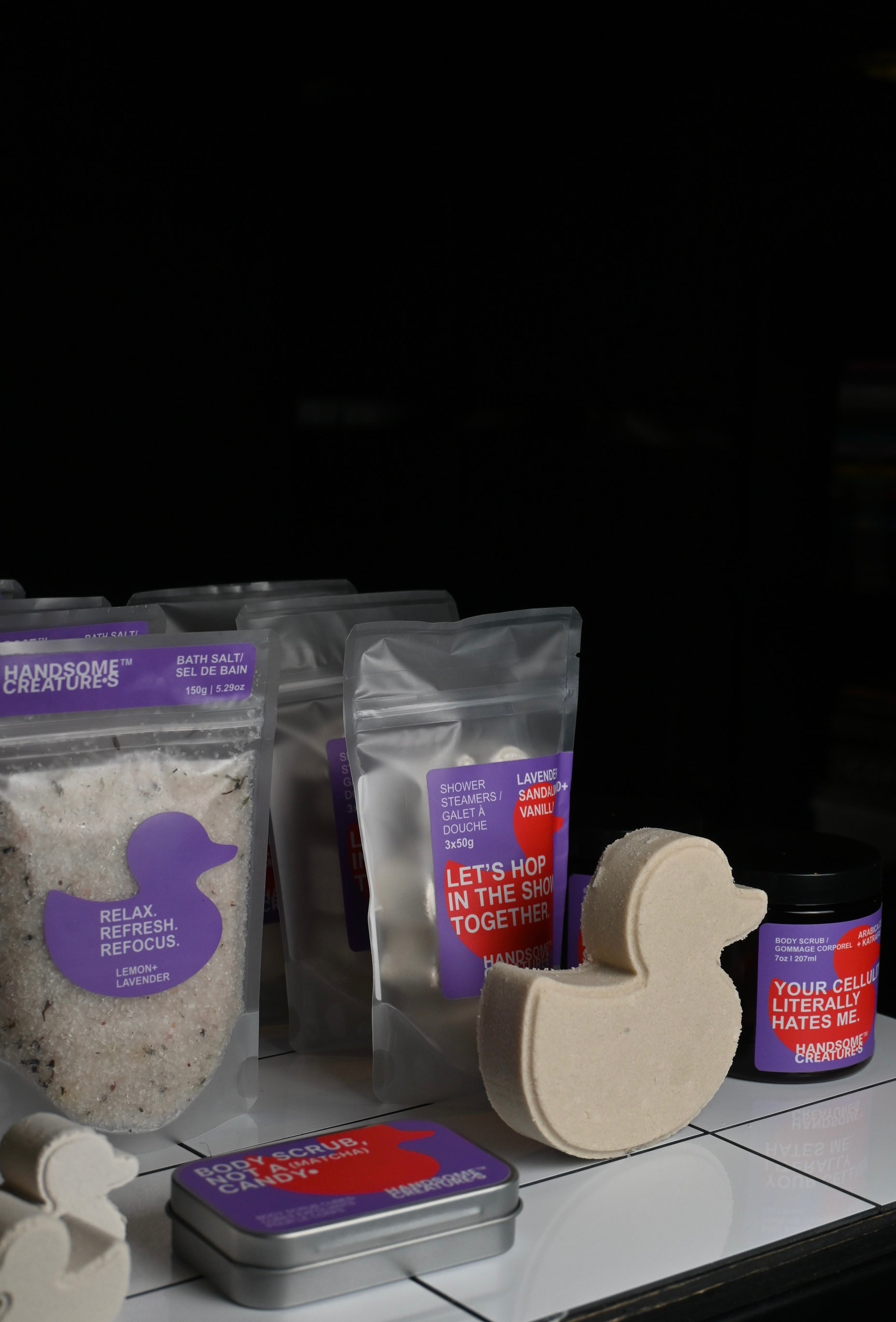 HANDSOME CREATURE•S wellness collection featuring wellness products 