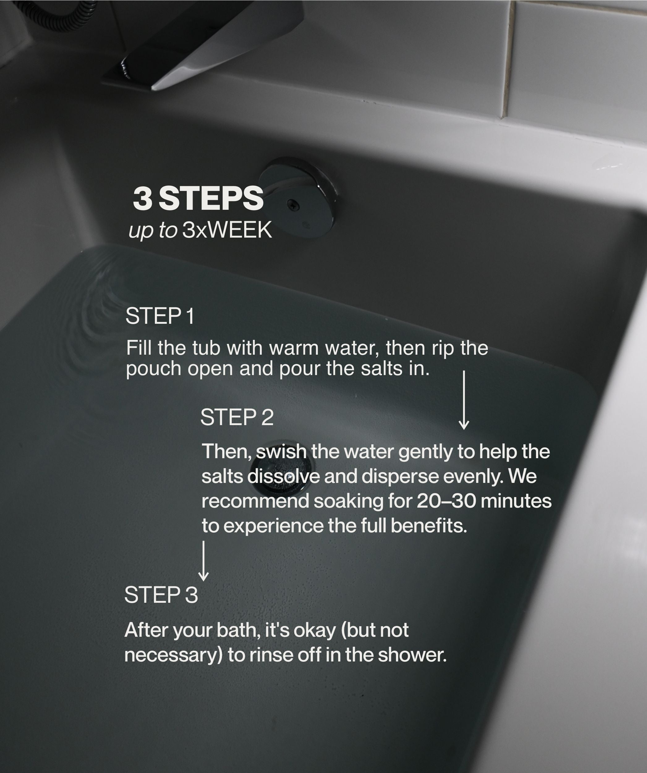 energize me | bath salt : Grapefruit + Rosemary