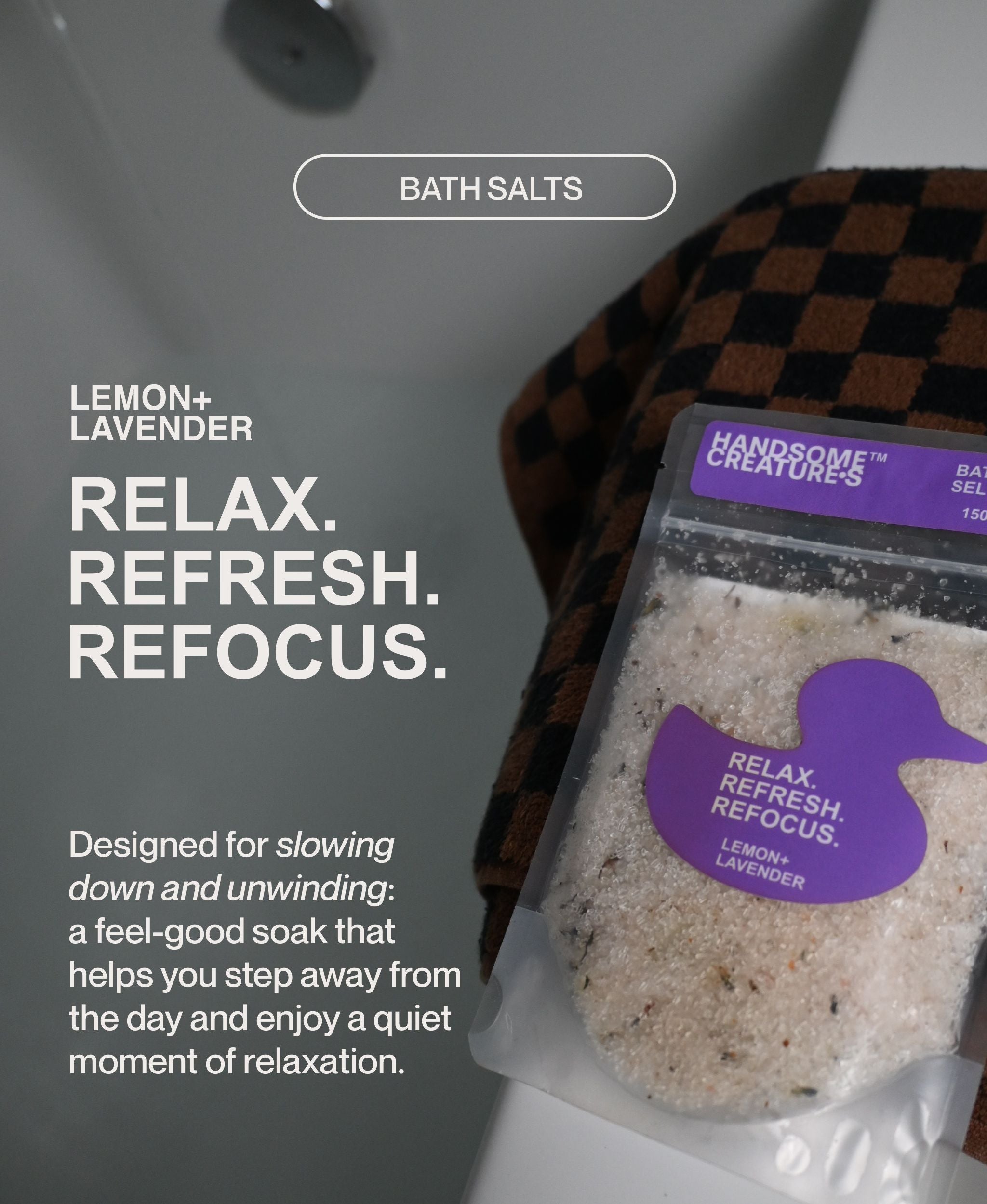 mood reset | bath salt : Lemon + Lavender