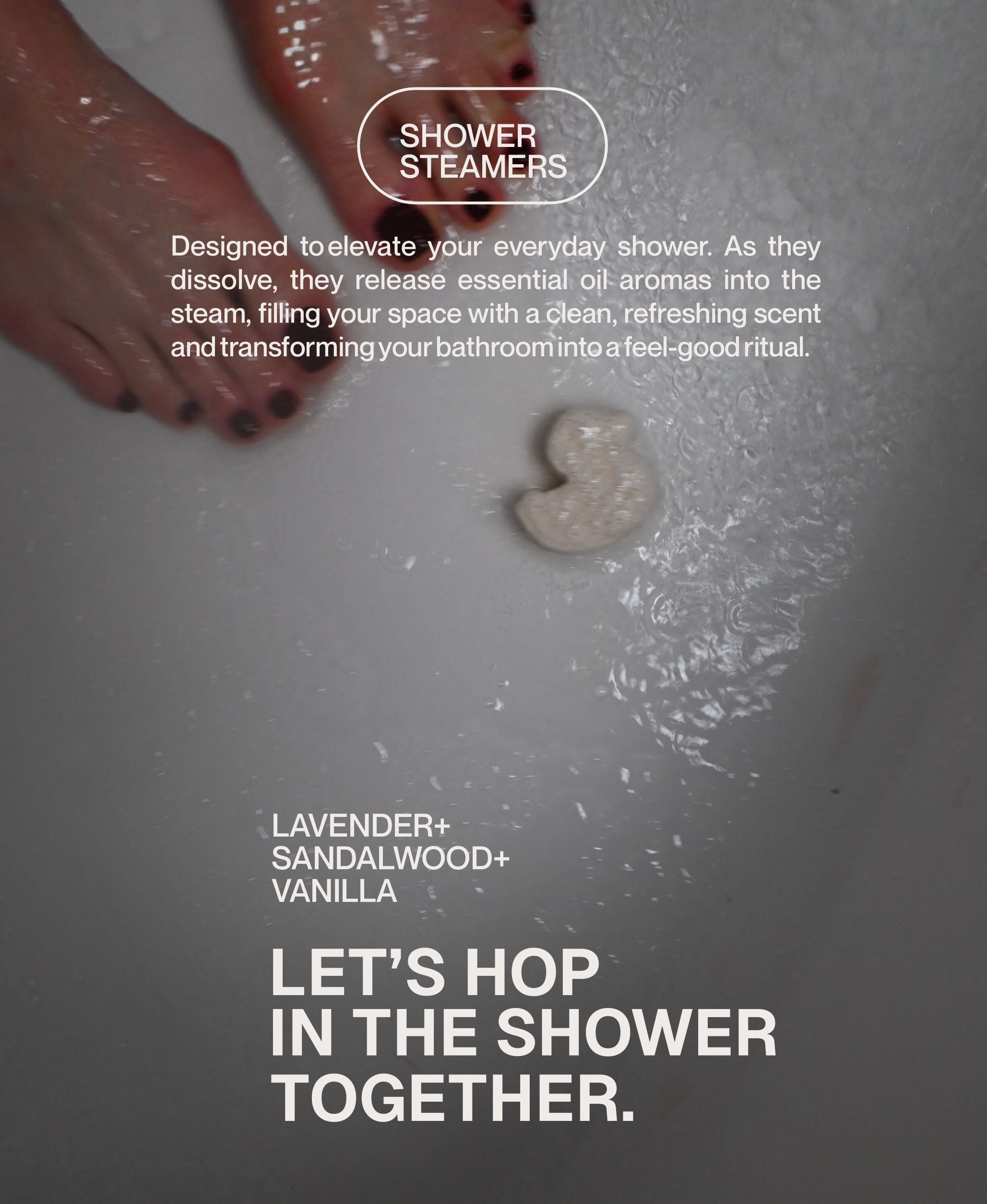 shower steamers | Lavender + Sandalwood + Vanilla