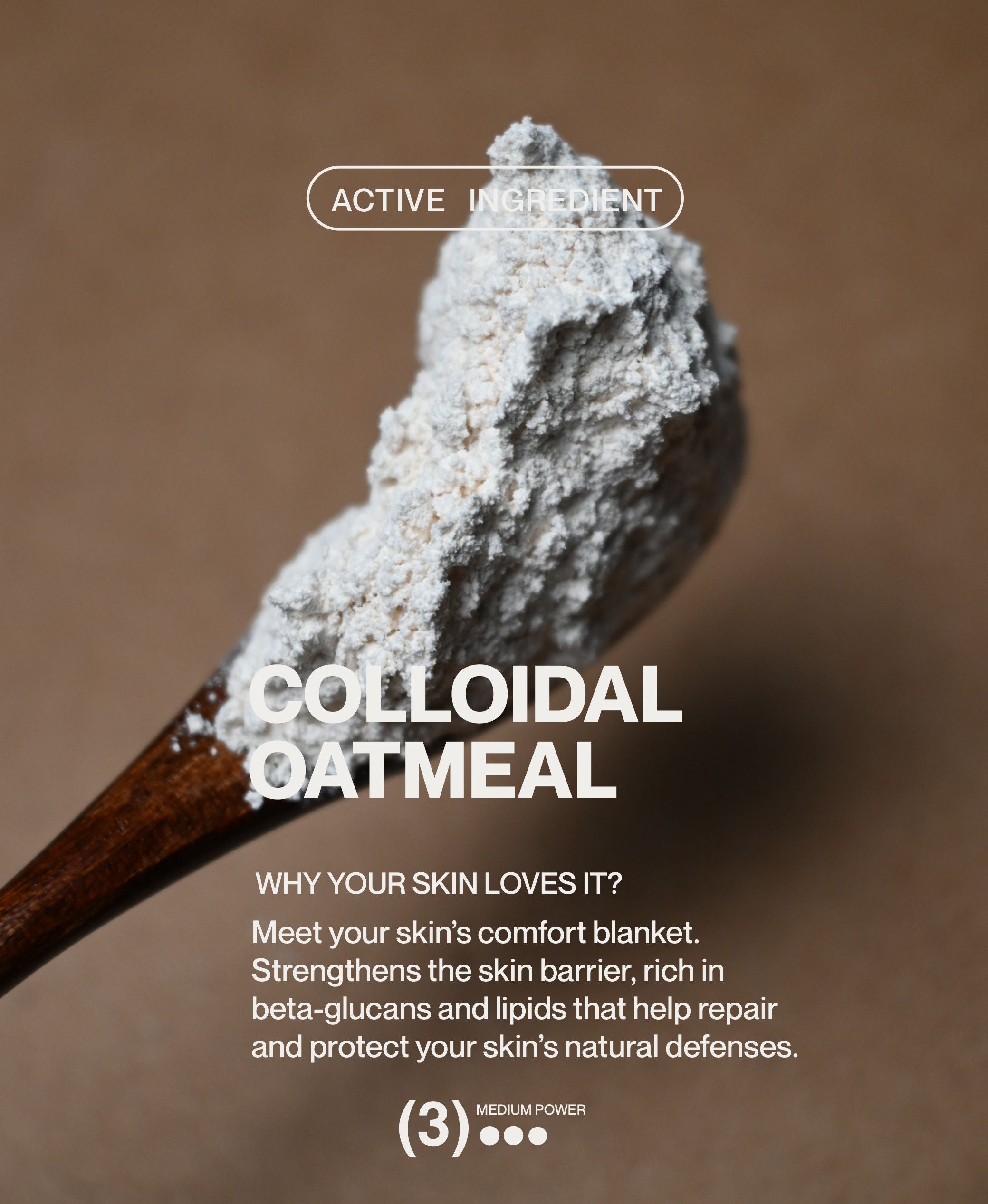 Colloidal oatmeal skincare ingredient showcased for body scrub nourishment benefits
