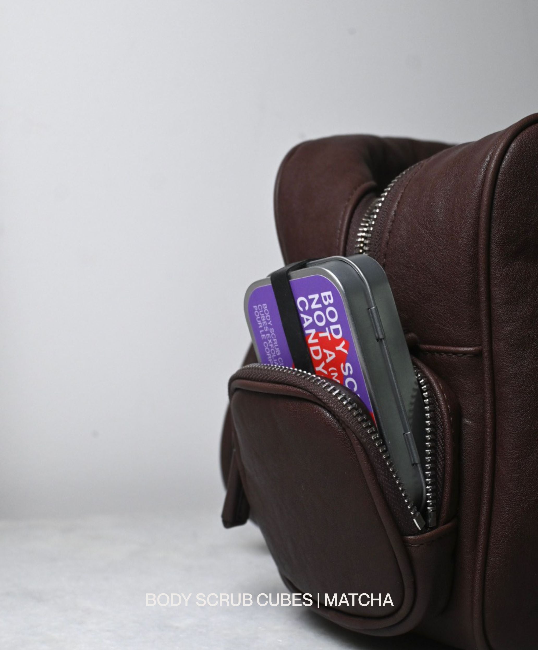 body scrub, not a (MATCHA) candy